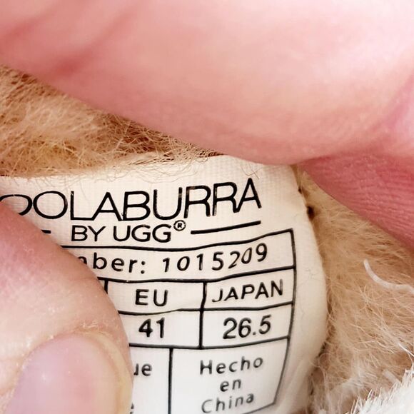 UGG Koolaburra Womens 10 Mini Ankle Boots Brown Suede Style #1015209 EUC - Picture 11 of 11